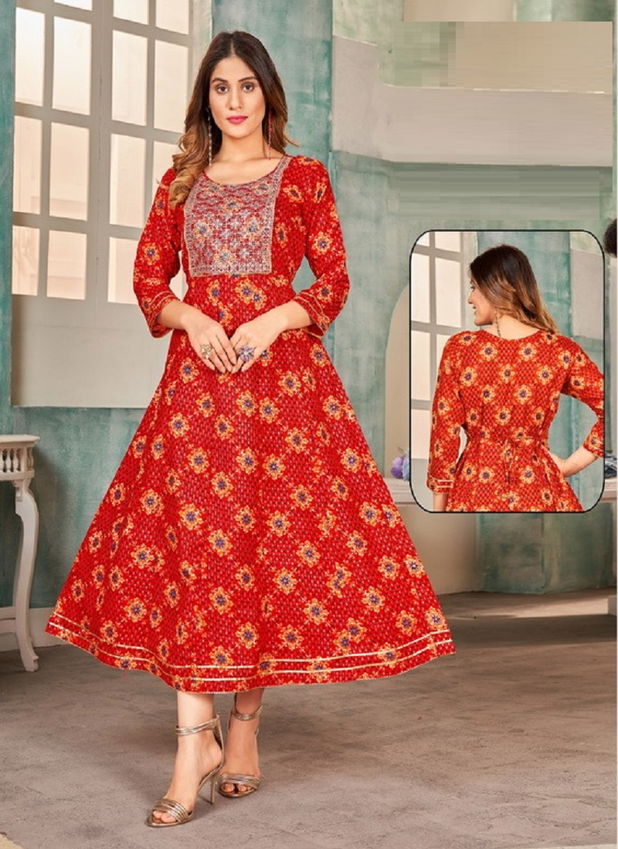 Nysa Anokhi Fancy Wear Wholesale Anarkali Kurtis Catalog